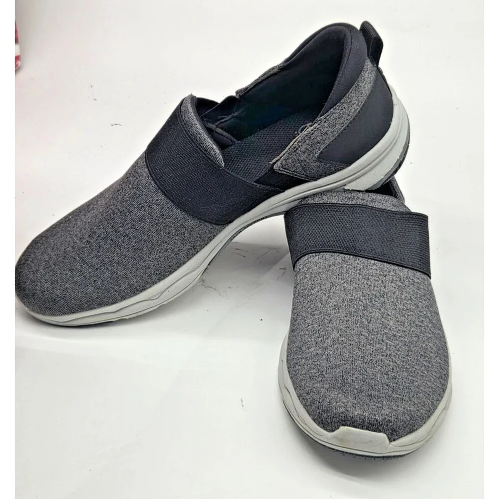Ryka Shoes Faye Size 10 Gray Slip On Sneakers Comfort Shoes